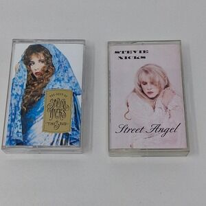 Stevie Nicks Cassette Tape Bundle Timespace Best Of and Street Angel 90s Rock